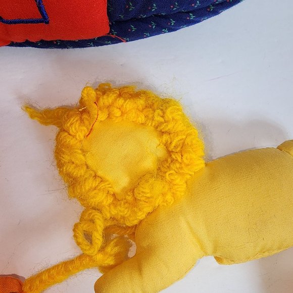 Vintage Kubla Crafts Noah's Ark Plush Playset with 5 Animals Not Complete Cute - Picture 6 of 12